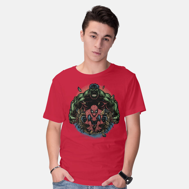 Gamma And Web-Mens-Basic-Tee-glitchygorilla