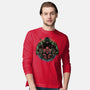 Gamma And Web-Mens-Long Sleeved-Tee-glitchygorilla
