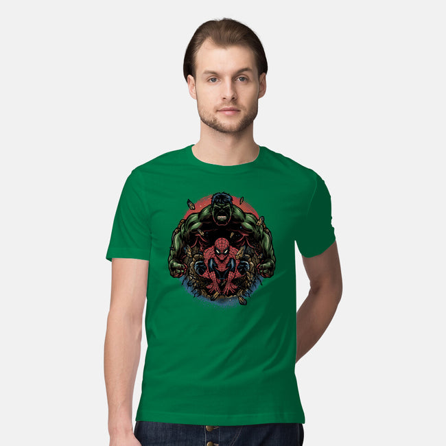 Gamma And Web-Mens-Premium-Tee-glitchygorilla