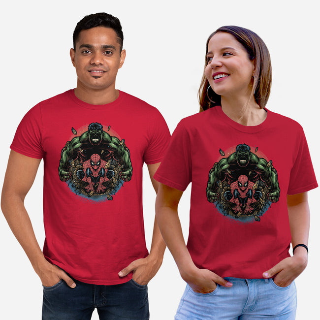 Gamma And Web-Unisex-Basic-Tee-glitchygorilla