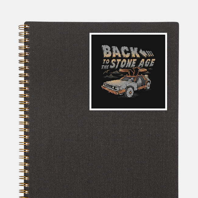 To The Stone Age-None-Glossy-Sticker-Alan Maia