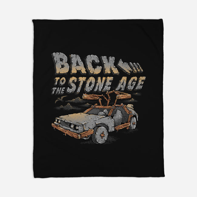 To The Stone Age-None-Fleece-Blanket-Alan Maia