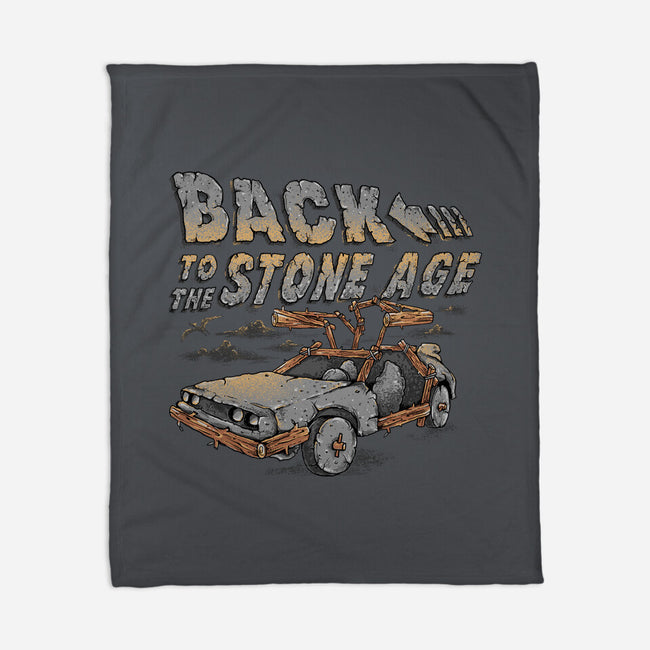 To The Stone Age-None-Fleece-Blanket-Alan Maia