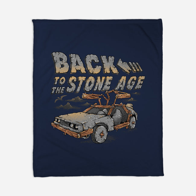 To The Stone Age-None-Fleece-Blanket-Alan Maia