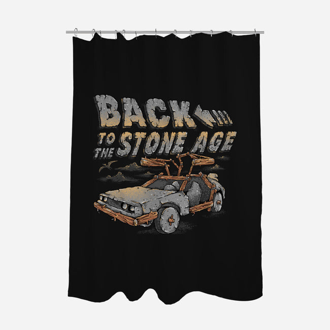 To The Stone Age-None-Polyester-Shower Curtain-Alan Maia