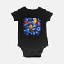 Starry Pacman-Baby-Basic-Onesie-Alan Maia