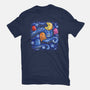 Starry Pacman-Mens-Basic-Tee-Alan Maia