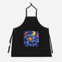 Starry Pacman-Unisex-Kitchen-Apron-Alan Maia