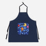 Starry Pacman-Unisex-Kitchen-Apron-Alan Maia