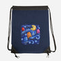Starry Pacman-None-Drawstring-Bag-Alan Maia