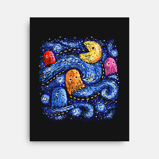 Starry Pacman-None-Stretched-Canvas-Alan Maia