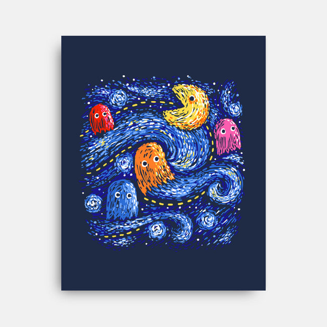 Starry Pacman-None-Stretched-Canvas-Alan Maia