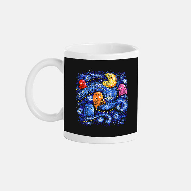 Starry Pacman-None-Mug-Drinkware-Alan Maia