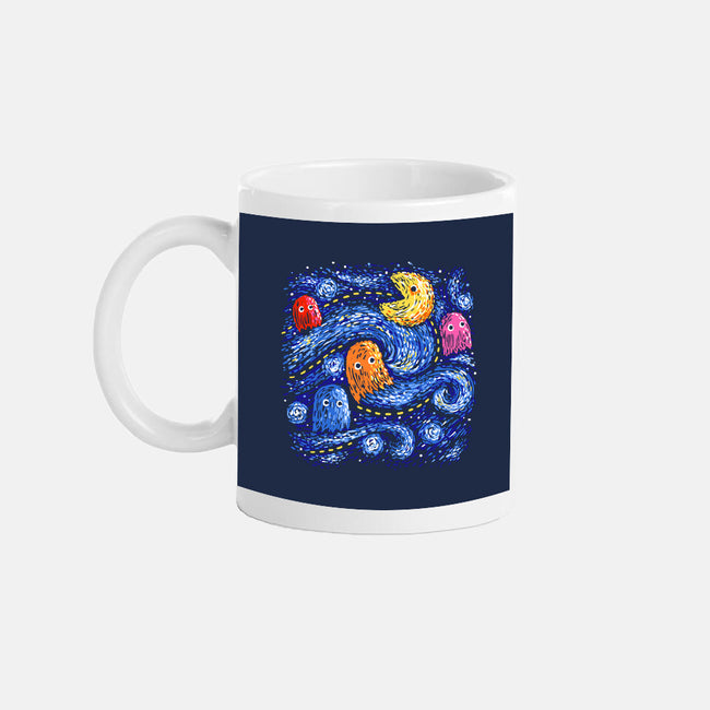 Starry Pacman-None-Mug-Drinkware-Alan Maia