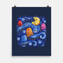 Starry Pacman-None-Matte-Poster-Alan Maia