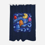 Starry Pacman-None-Polyester-Shower Curtain-Alan Maia