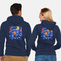 Starry Pacman-Unisex-Zip-Up-Sweatshirt-Alan Maia