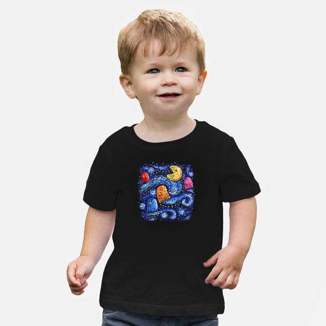 Starry Pacman-Baby-Basic-Tee-Alan Maia