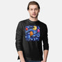Starry Pacman-Mens-Long Sleeved-Tee-Alan Maia