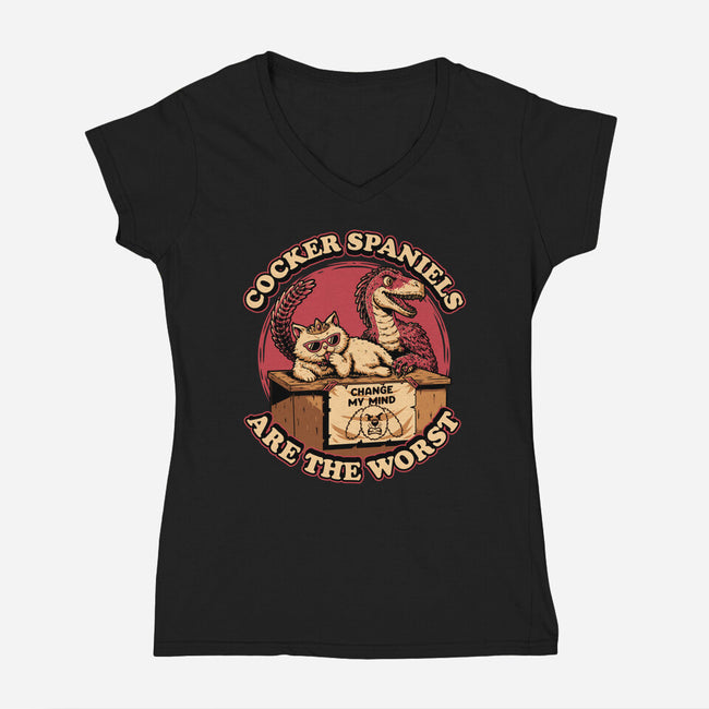 Dungeon Crawler Donut Meme-Womens-V-Neck-Tee-Studio Mootant