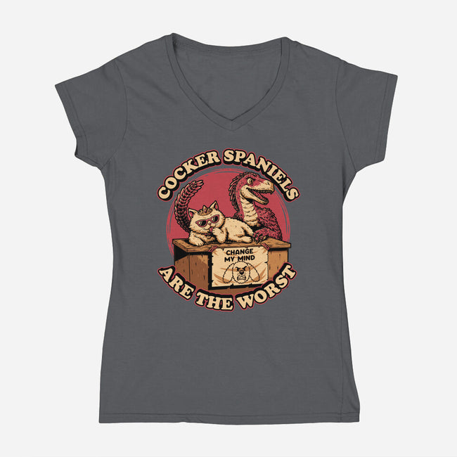 Dungeon Crawler Donut Meme-Womens-V-Neck-Tee-Studio Mootant