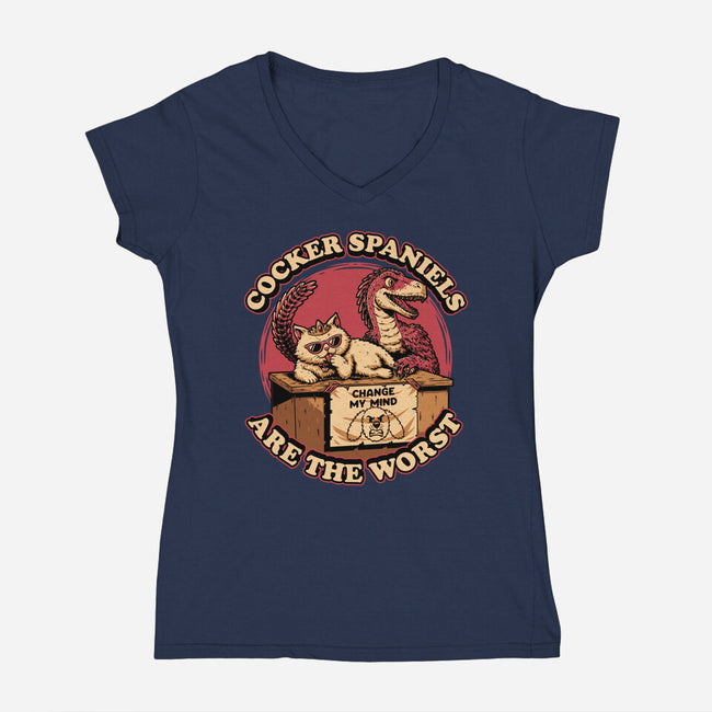 Dungeon Crawler Donut Meme-Womens-V-Neck-Tee-Studio Mootant