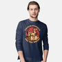 Dungeon Crawler Donut Meme-Mens-Long Sleeved-Tee-Studio Mootant