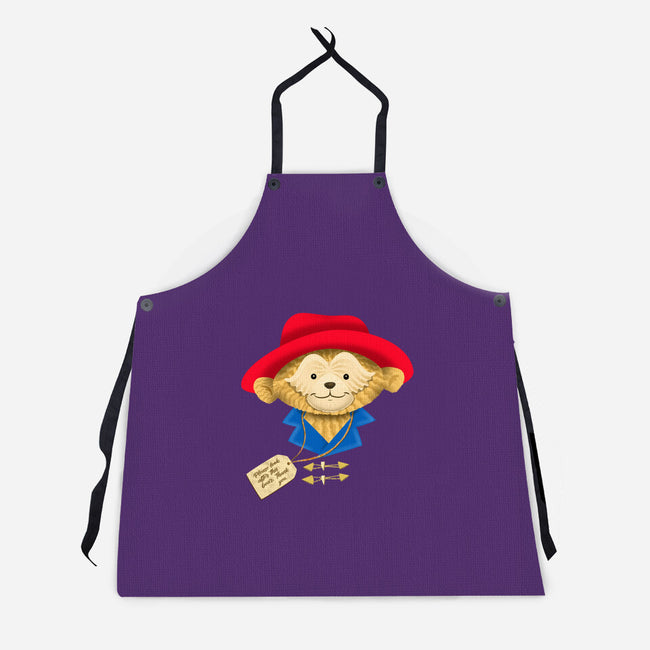 Please Look After This Bear-Unisex-Kitchen-Apron-DrawnByBryan