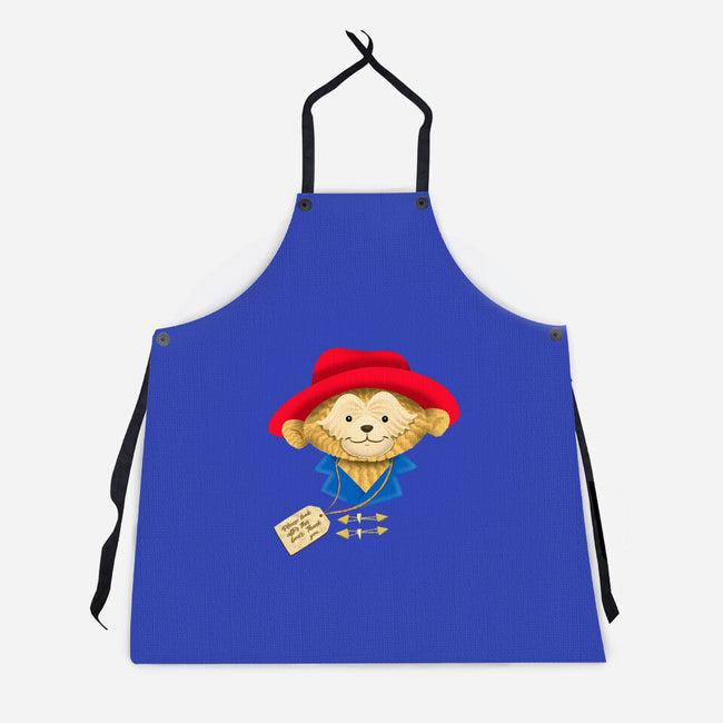 Please Look After This Bear-Unisex-Kitchen-Apron-DrawnByBryan