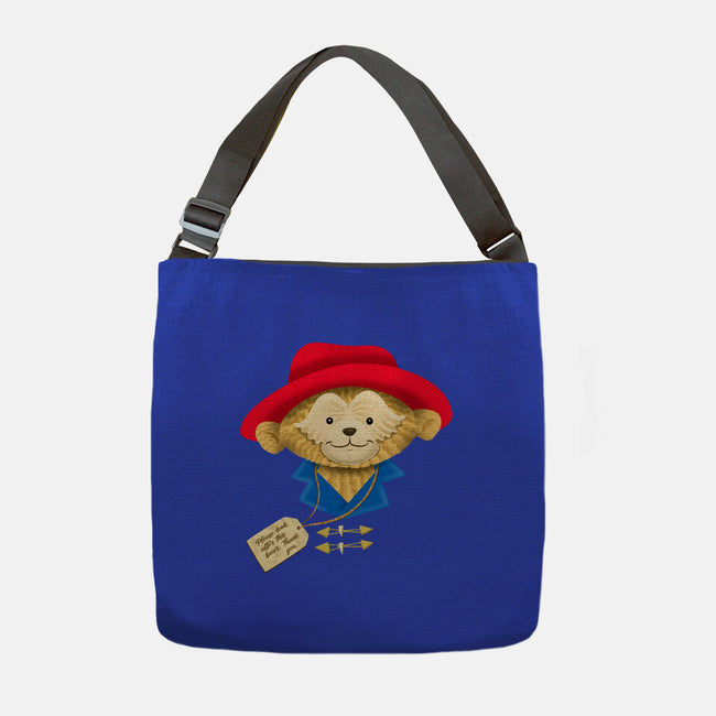 Please Look After This Bear-None-Adjustable Tote-Bag-DrawnByBryan