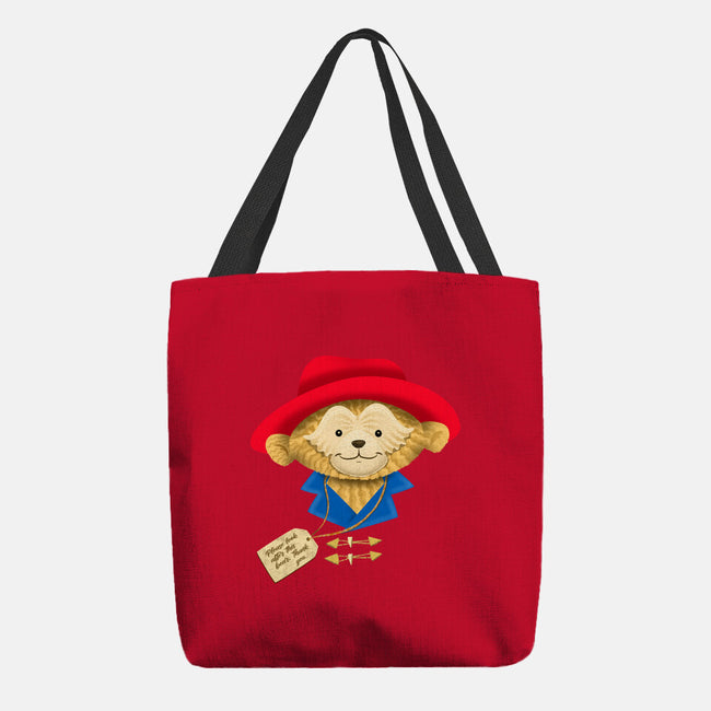 Please Look After This Bear-None-Basic Tote-Bag-DrawnByBryan