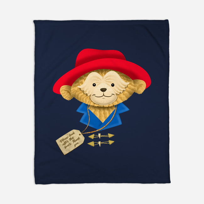 Please Look After This Bear-None-Fleece-Blanket-DrawnByBryan