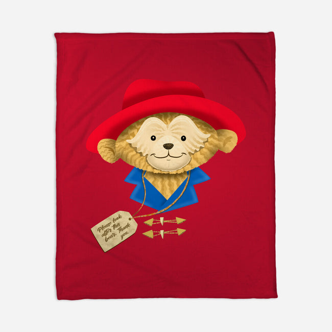 Please Look After This Bear-None-Fleece-Blanket-DrawnByBryan