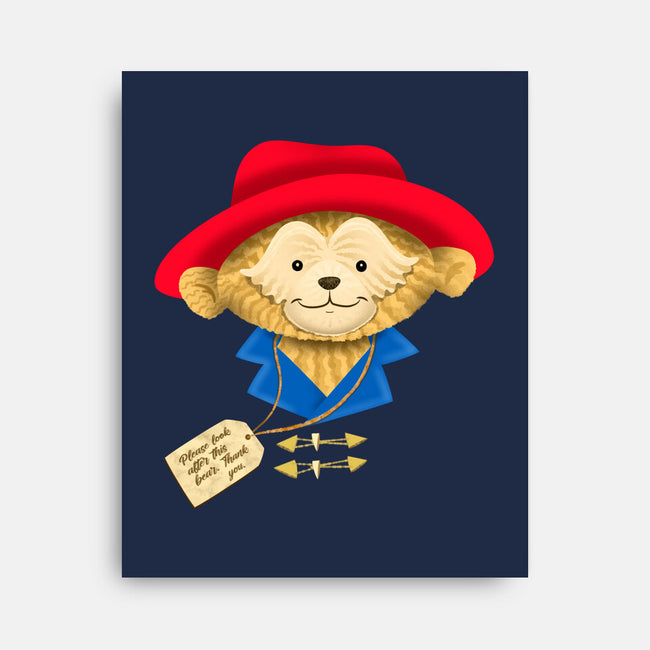 Please Look After This Bear-None-Stretched-Canvas-DrawnByBryan