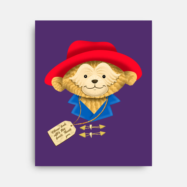 Please Look After This Bear-None-Stretched-Canvas-DrawnByBryan