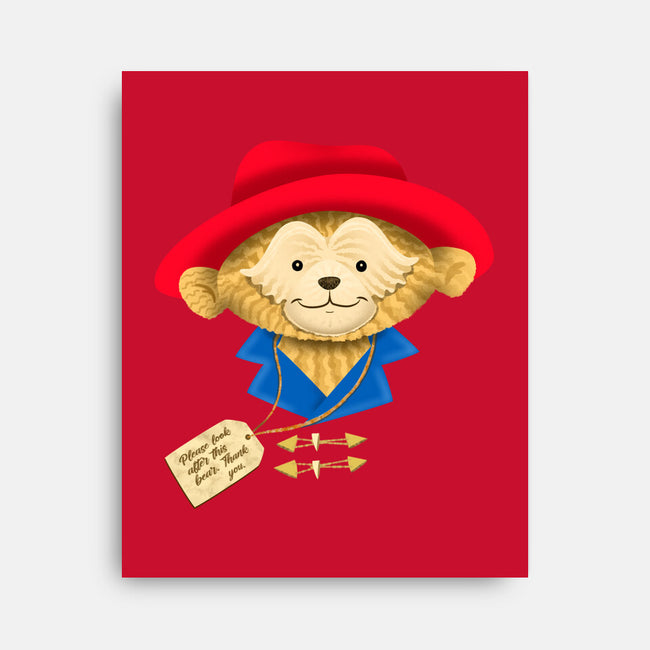 Please Look After This Bear-None-Stretched-Canvas-DrawnByBryan