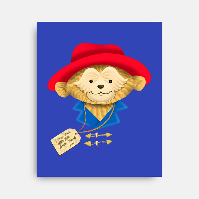 Please Look After This Bear-None-Stretched-Canvas-DrawnByBryan