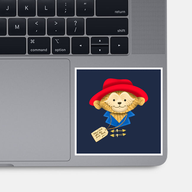 Please Look After This Bear-None-Glossy-Sticker-DrawnByBryan