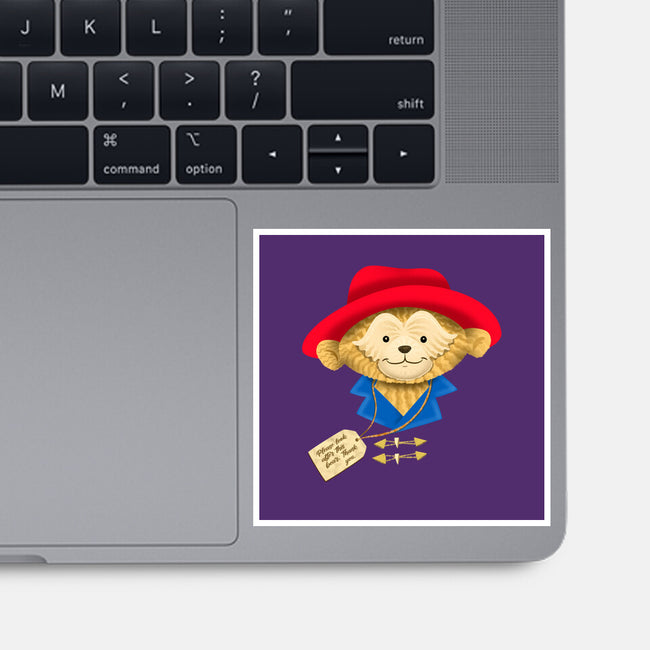Please Look After This Bear-None-Glossy-Sticker-DrawnByBryan
