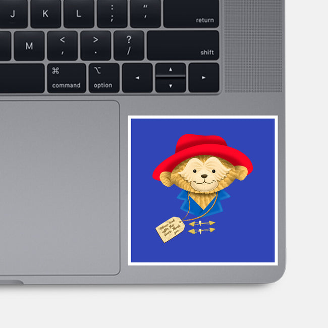 Please Look After This Bear-None-Glossy-Sticker-DrawnByBryan