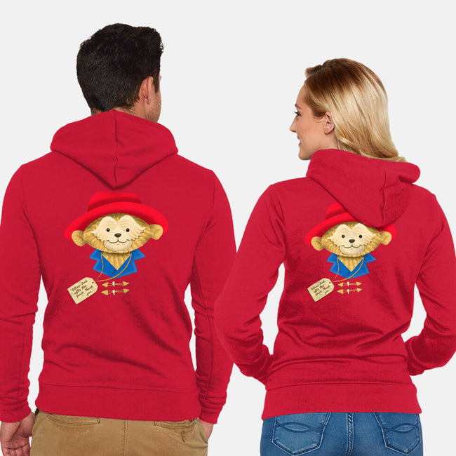 Please Look After This Bear-Unisex-Zip-Up-Sweatshirt-DrawnByBryan