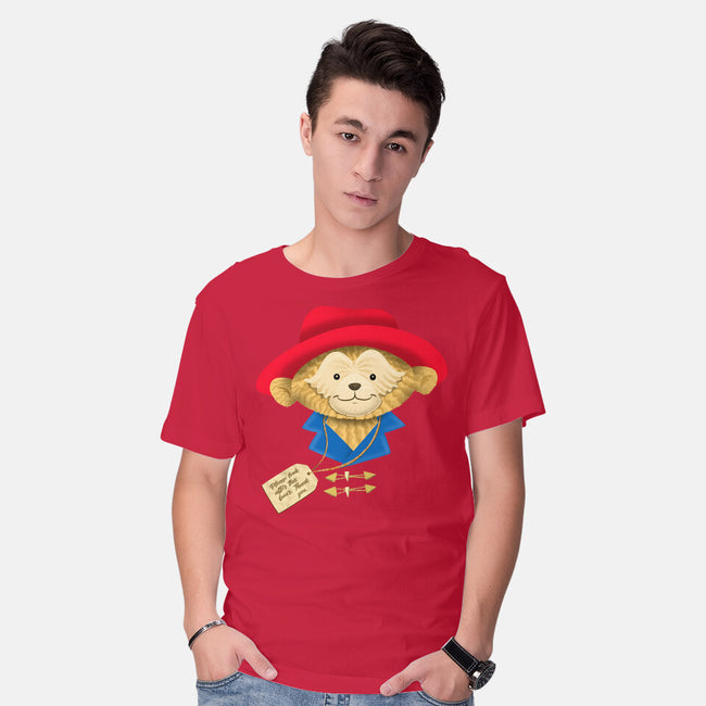 Please Look After This Bear-Mens-Basic-Tee-DrawnByBryan