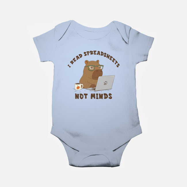 I Read Spreadsheets-Baby-Basic-Onesie-Loobs