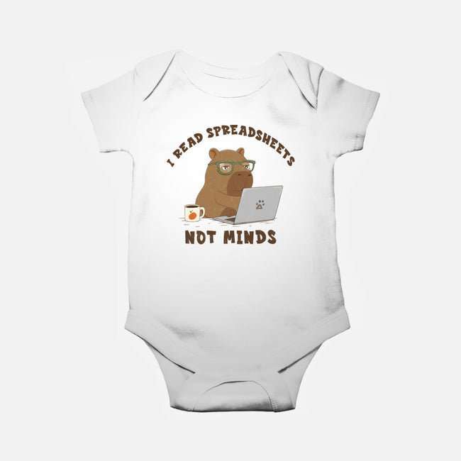 I Read Spreadsheets-Baby-Basic-Onesie-Loobs