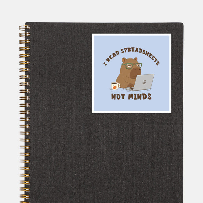 I Read Spreadsheets-None-Glossy-Sticker-Loobs