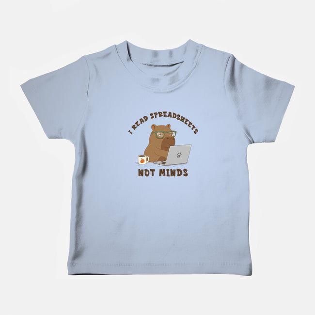 I Read Spreadsheets-Baby-Basic-Tee-Loobs