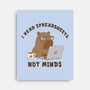 I Read Spreadsheets-None-Stretched-Canvas-Loobs