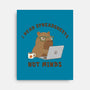 I Read Spreadsheets-None-Stretched-Canvas-Loobs
