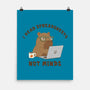 I Read Spreadsheets-None-Matte-Poster-Loobs