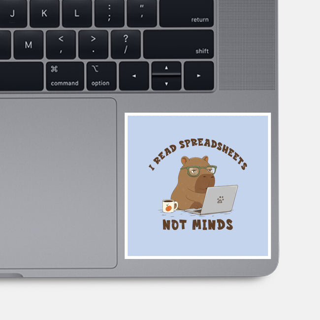 I Read Spreadsheets-None-Glossy-Sticker-Loobs